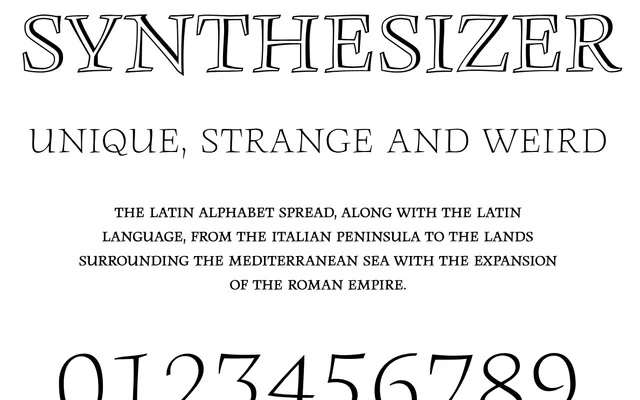 BC Monument specimen from Briefcase Type Foundry