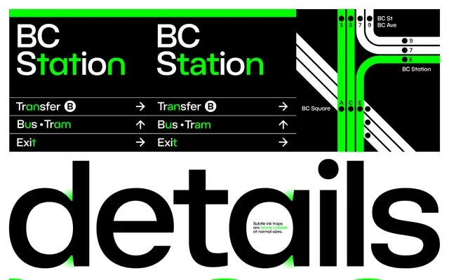 BC Novatica specimen from Briefcase Type Foundry