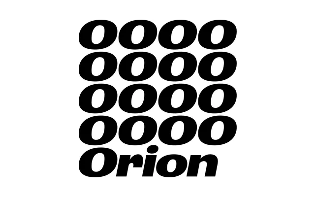 BC Orion specimen from Briefcase Type Foundry