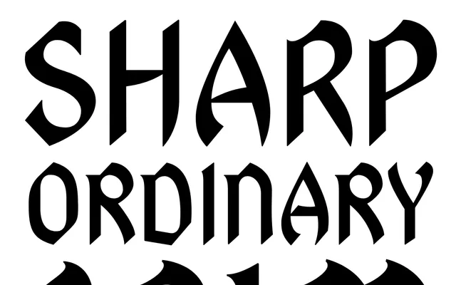 BC Rebecca specimen from Briefcase Type Foundry