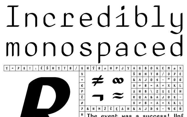 BC Reformulate specimen from Briefcase Type Foundry
