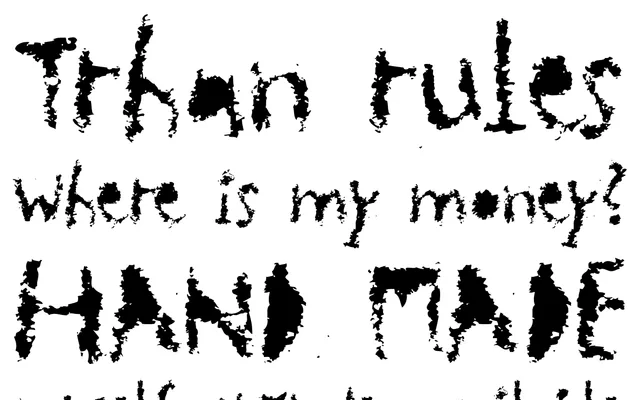 BC Trhan specimen from Briefcase Type Foundry