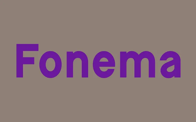 Fonema specimen from Brownfox