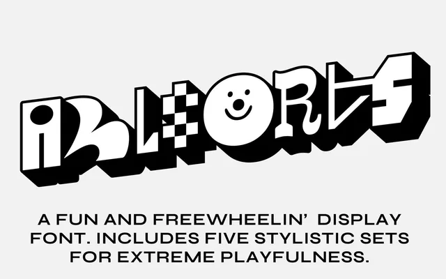 Allsorts specimen from BTYPE