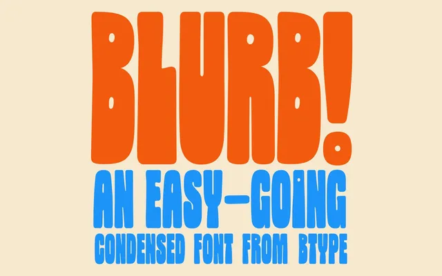 Blurb specimen from BTYPE