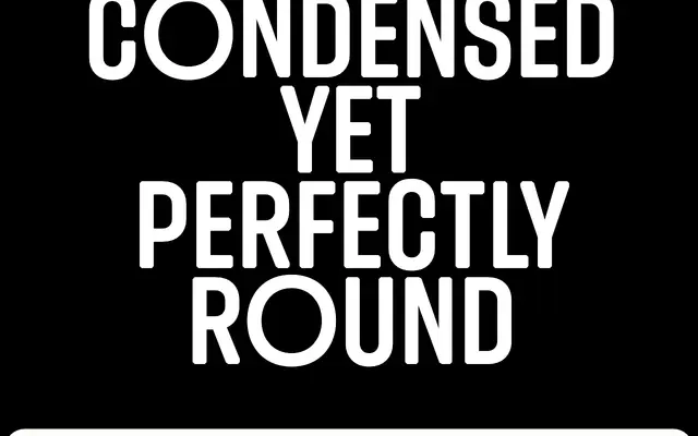 Round Condensed specimen from Bureau Brut