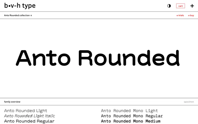 Anto Rounded specimen from b•v-h type