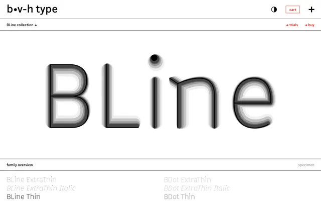 BLine specimen from b•v-h type