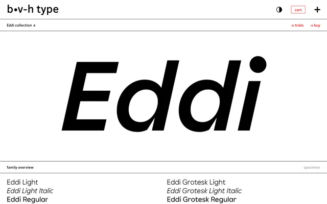 Eddi specimen from b•v-h type