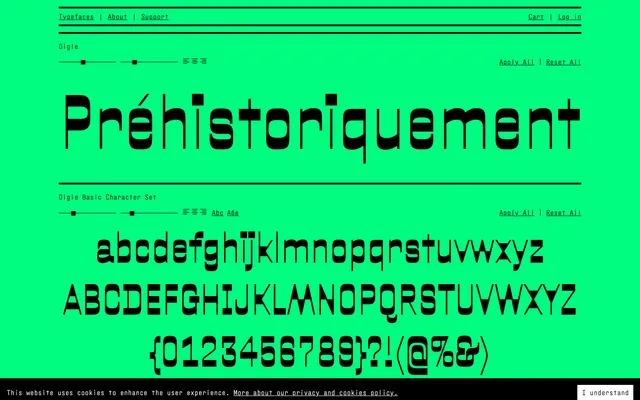Oigle specimen from Cake Type