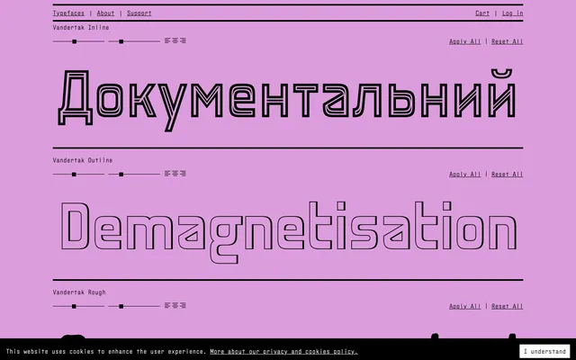 Vandertak specimen from Cake Type