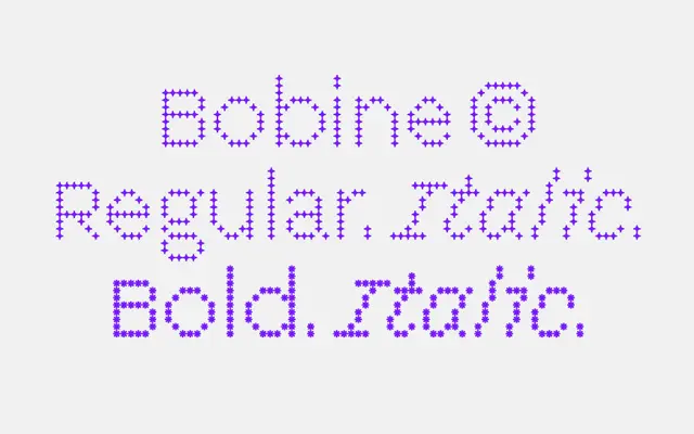 Bobine specimen from Calame.Bureau