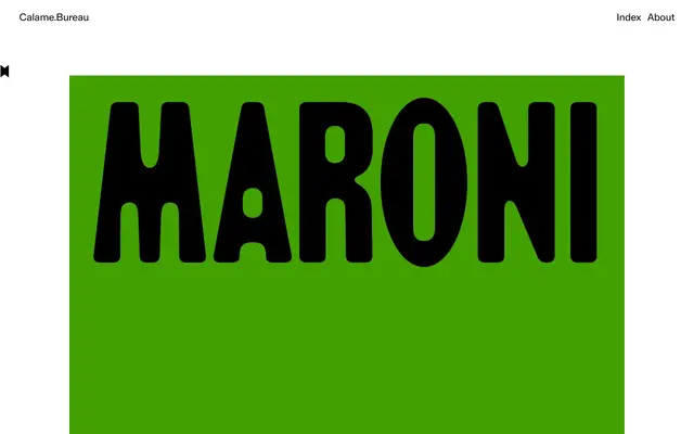 Maroni specimen from Calame.Bureau