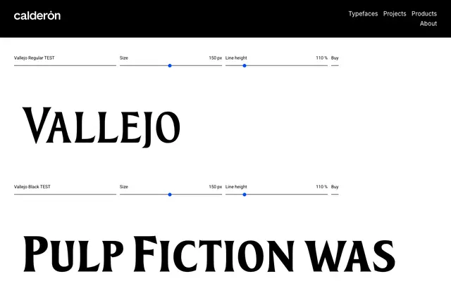 Vallejo specimen from Calderón