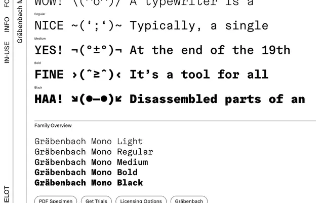 Gräbenbach Mono specimen from Camelot