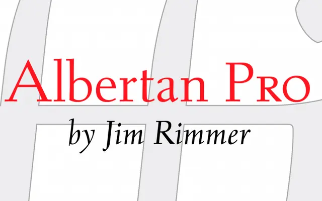 Albertan Pro specimen from Canada Type