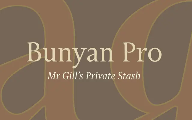 Bunyan Pro specimen from Canada Type
