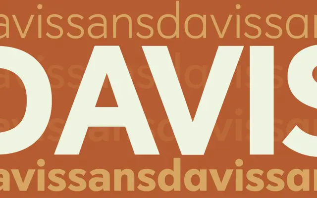 Davis Sans specimen from Canada Type