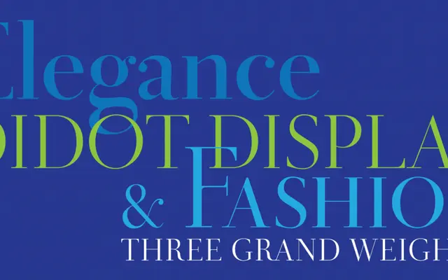 Didot Display specimen from Canada Type