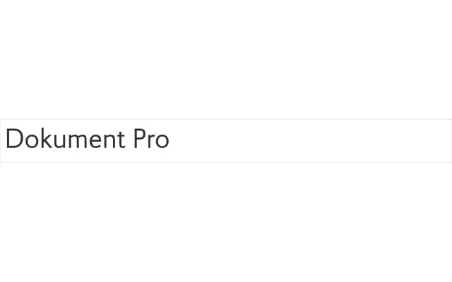 Dokument Pro specimen from Canada Type