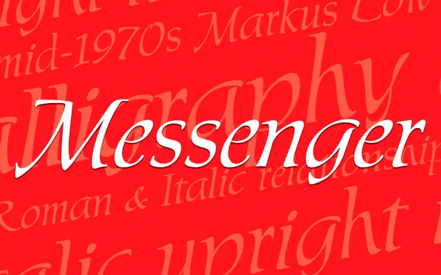 Messenger Pro specimen from Canada Type
