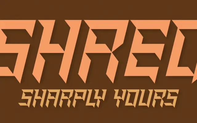 Shred specimen from Canada Type