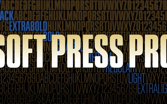 Soft Press Pro specimen from Canada Type
