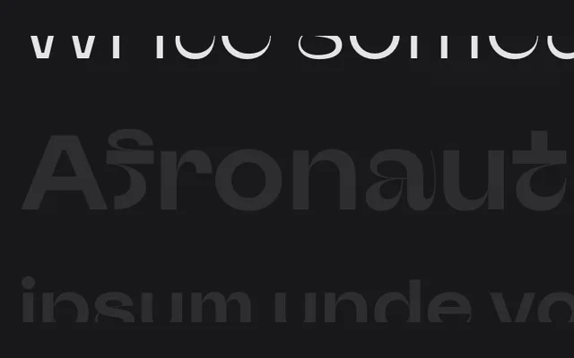 Afronaut PRO specimen from Capitalics