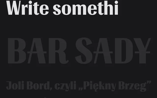 Bar Sady specimen from Capitalics
