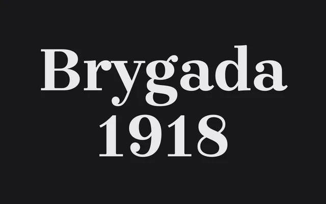 Brygada 1918 specimen from Capitalics