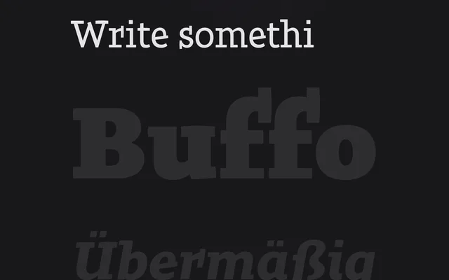 Buffo specimen from Capitalics