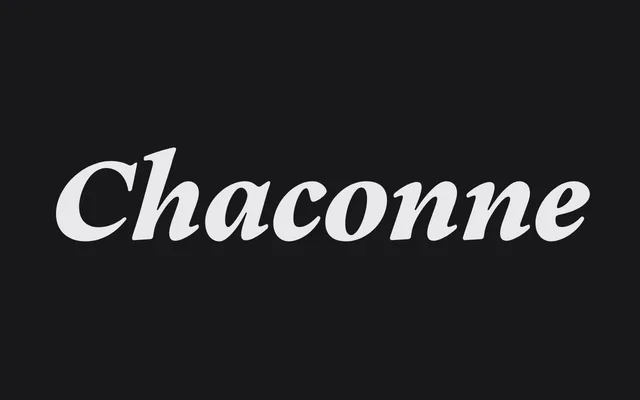 Chaconne specimen from Capitalics