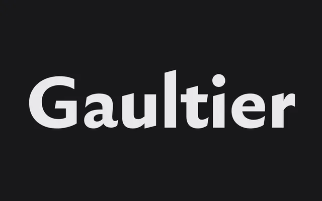 Gaultier specimen from Capitalics