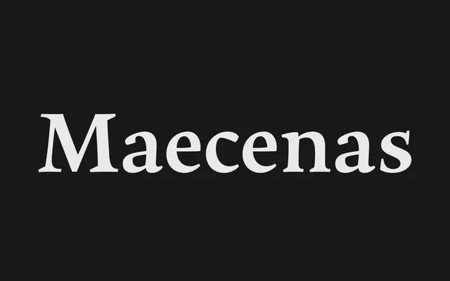 Maecenas specimen from Capitalics