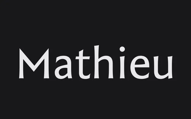Mathieu specimen from Capitalics