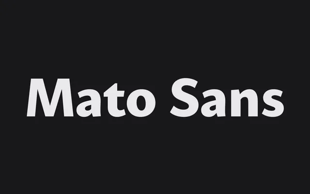 Mato Sans specimen from Capitalics