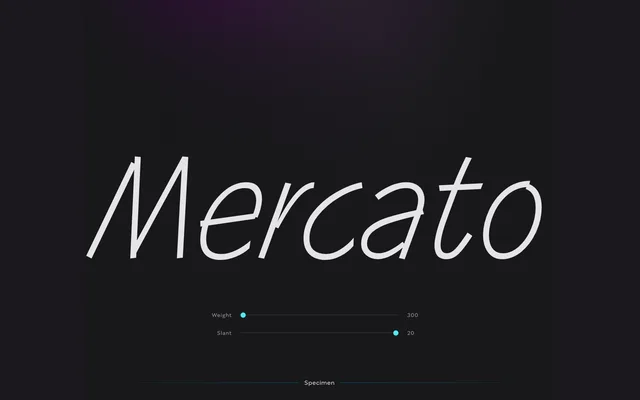 Mercato specimen from Capitalics