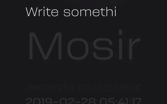 Mosir specimen from Capitalics
