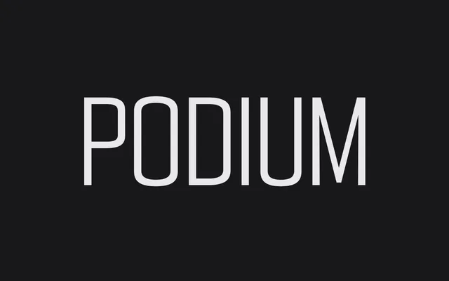Podium Sharp specimen from Capitalics