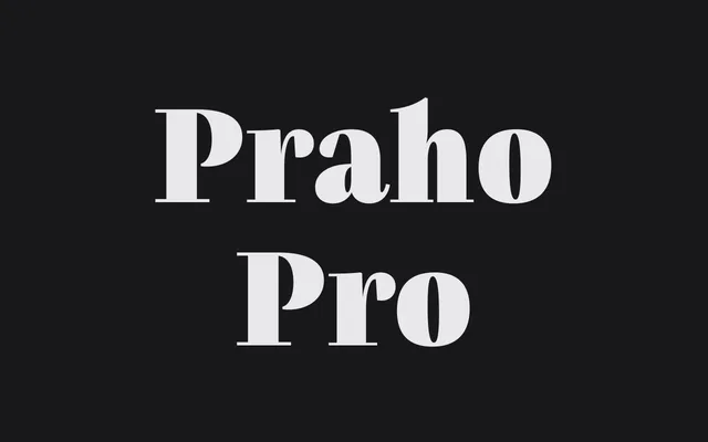 Praho Pro specimen from Capitalics