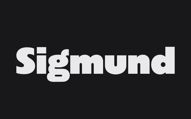 Sigmund PRO specimen from Capitalics
