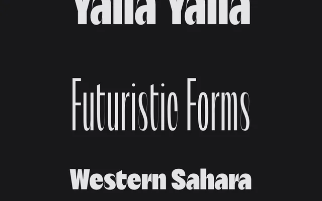Yalla PRO specimen from Capitalics