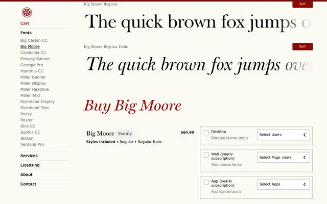 Big Moore specimen from Carter & Cone