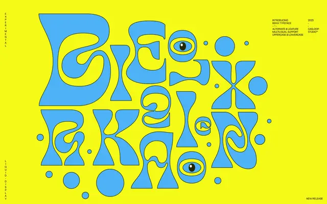 Bekix specimen from Casloop Studio