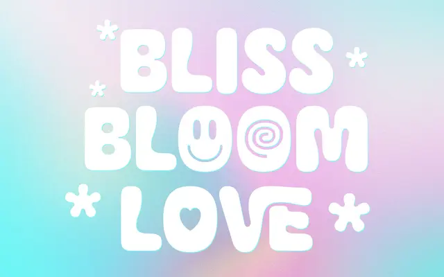 Bliss Bloom specimen from Casloop Studio