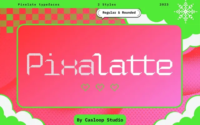 Cas Pixalatte specimen from Casloop Studio