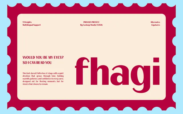 Fhagi specimen from Casloop Studio