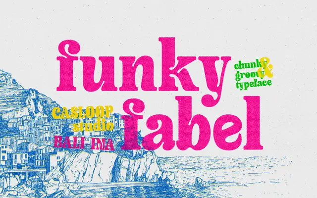 Funky Fabel specimen from Casloop Studio
