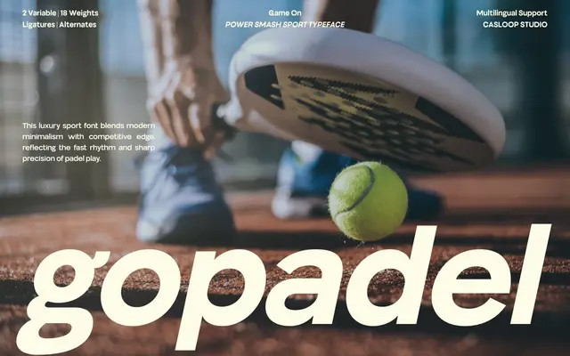 Gopadel specimen from Casloop Studio