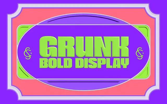 Grunk specimen from Casloop Studio